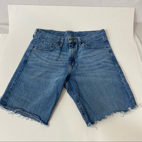 Wrangler High Waist Cut Off Shorts Frayed Shorts regular womens summer s… - Picture 8 of 8